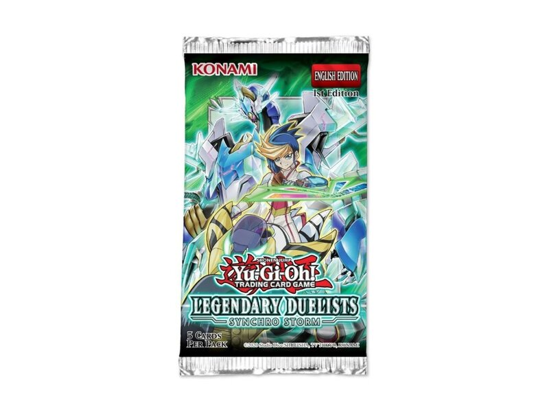 Konami Yu-Gi-Oh! Legendary Duelists: Synchro Storm 1st Edition Booster Pack