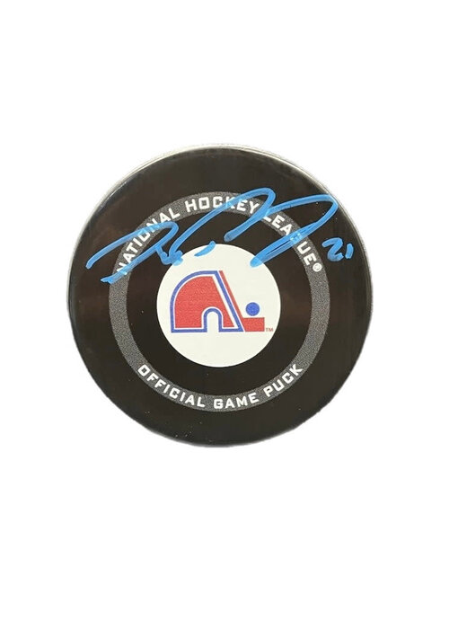 Peter Forsberg Autographed Puck - Official Quebec