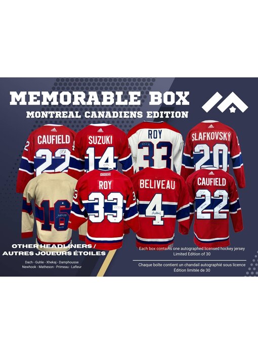Memorable Box Montreal Canadiens Edition Jersey