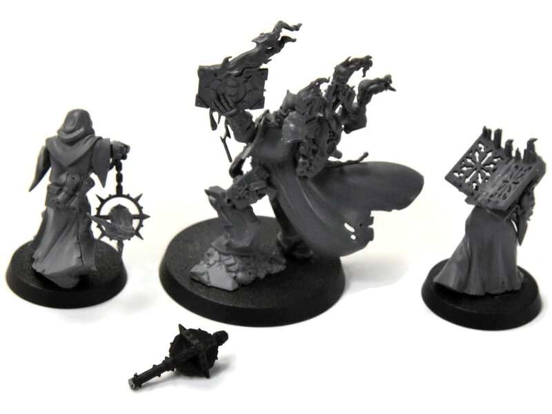 Games Workshop CHAOS SPACE MARINES Dark Apostle With Dark Disciples #1 Warhammer 40K