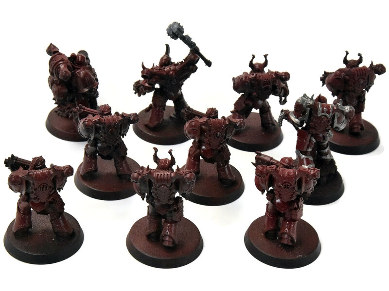Games Workshop CHAOS SPACE MARINES 10 Chaos Space Marines #1 Warhammer 40K