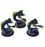 Games Workshop CHAOS DAEMONS 3 Flamers Of Tzeentch #1 WELL PAINTED Warhammer 40K