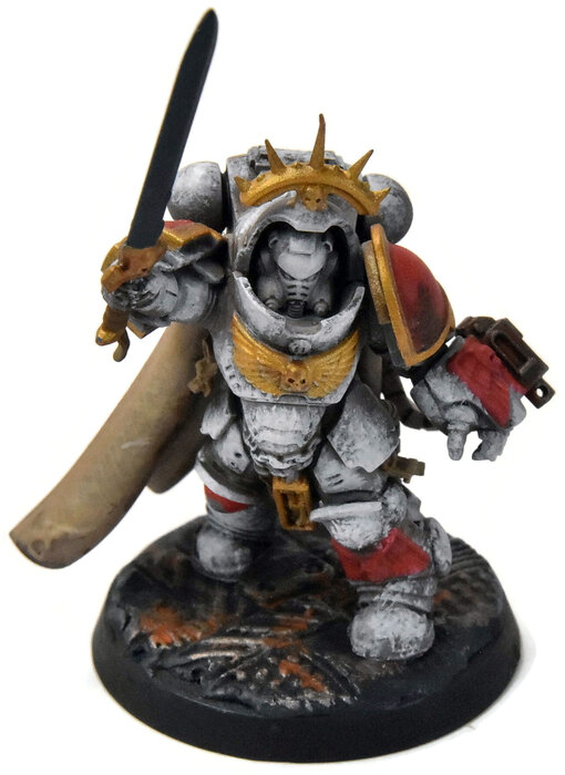 SPACE MARINES White Scars Primaris Captain gravis armour #1 PRO PAINTED 40K