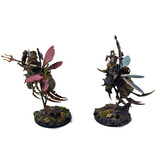 Games Workshop MAGGOTKIN OF NURGLE 2 Plague Drones #1 WELL PAINTED Sigmar Pusgoyle Blightlords