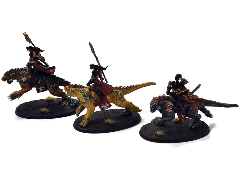 Games Workshop STORMCAST ETERNALS 3 Evocators On Celestial Dracolines #2 WELL PAINTED Sigmar