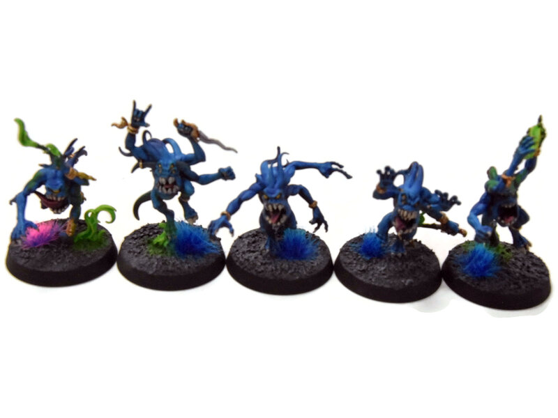 Games Workshop CHAOS DAEMONS 20 Blue Horrors And Brimstone Horrors #1 WELL PAINTED 40K