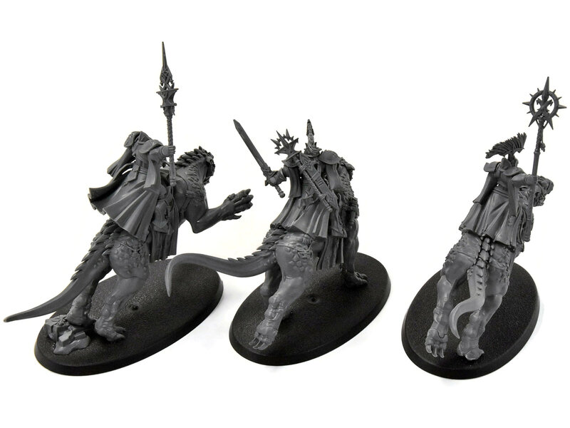 Games Workshop STORMCAS ETERNALS 3 Invocators on Celestial Dracolines #1 missing an head