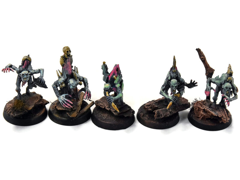 Games Workshop FLESH EATER COURTS 10 Crypt Ghouls #2 WELL PAINTED  Sigmar