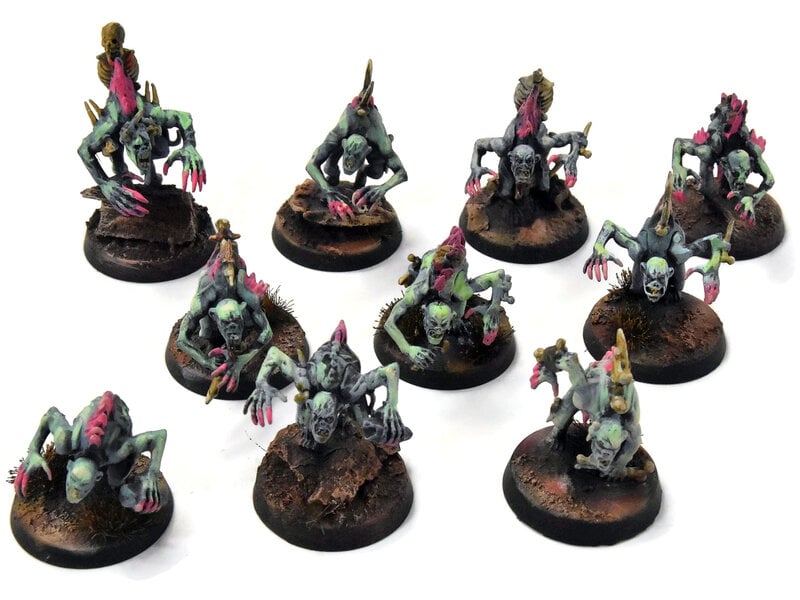 Games Workshop FLESH EATER COURTS 10 Crypt Ghouls #1 WELL PAINTED  Sigmar