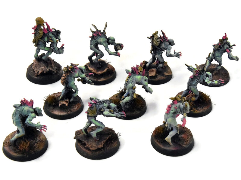 Games Workshop FLESH EATER COURTS 10 Crypt Ghouls #1 WELL PAINTED  Sigmar