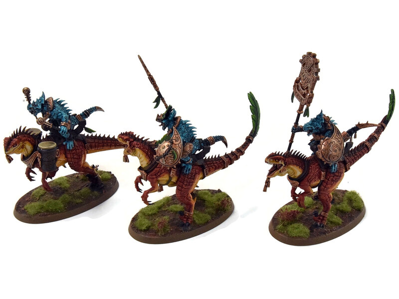 Games Workshop SERAPHON 3 Aggradon Lancers #1 PRO PAINTED Sigmar