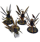 Games Workshop CHAOS DAEMONS 4 Plague Drones #1 Warhammer 40K WELL PAINTED