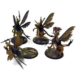 Games Workshop CHAOS DAEMONS 4 Plague Drones #1 Warhammer 40K WELL PAINTED