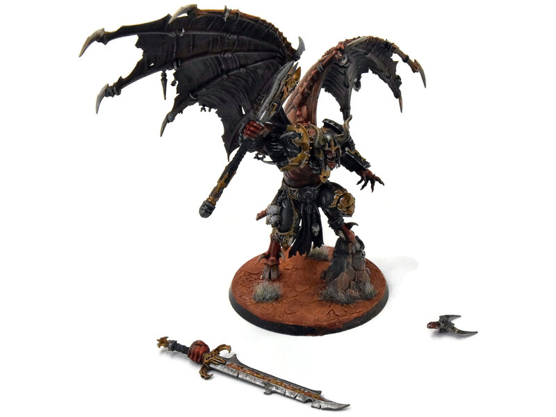 Games Workshop SLAVES TO DAKNESS Daemon Prince #1 WELL PAINTED Sigmar Need repair