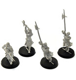 Games Workshop LORD OF THE RINGS 4 Axemen Of Lossanarch #1 METAL LOTR