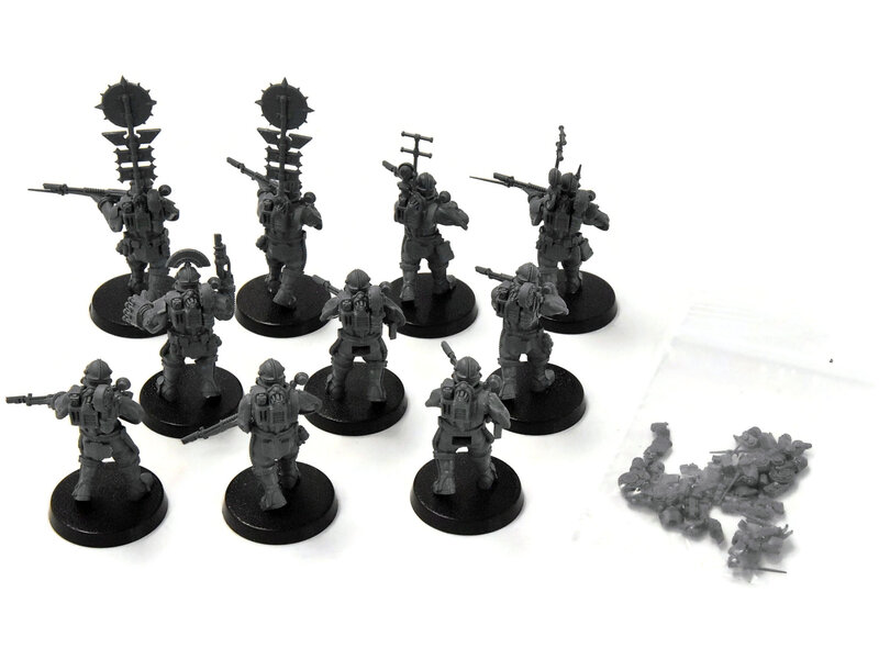 Games Workshop ASTRA MILITARUM Horus Heresy Solar Auxilia 10 Lasrifle Section #1 Warhammer 40K