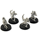 Games Workshop LORD OF THE RINGS 4 Moria Goblin Armoured Archers #1 METAL LOTR