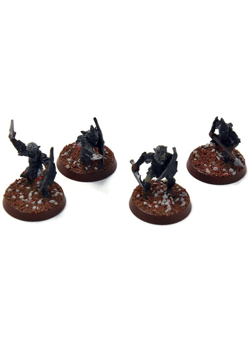 LORD OF THE RINGS 4 Armoured Moria Goblins #1 METAL LOTR