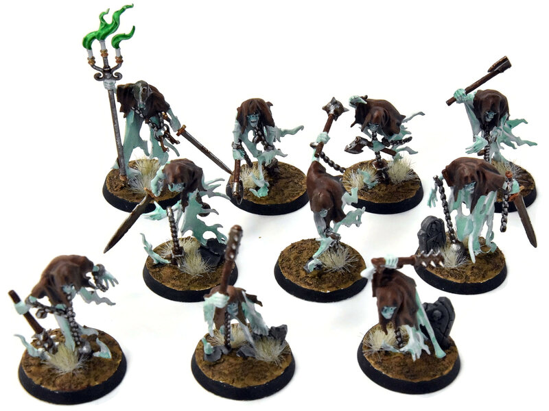 Games Workshop NIGHTHAUNT 10 Chainrasp Horde #1 WELL PAINTED Sigmar