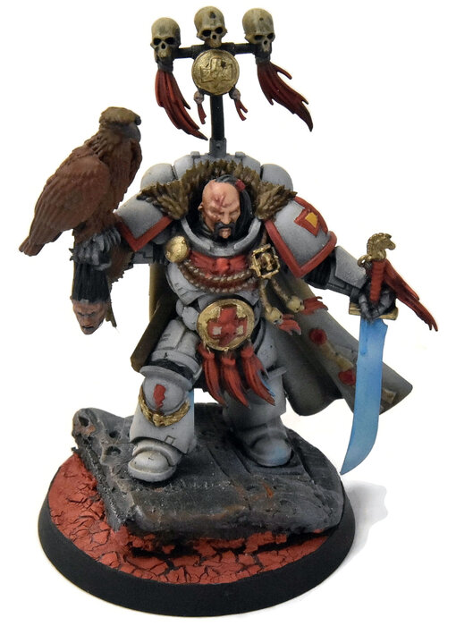 SPACE MARINES White Scars Kor Sarro Khan #1 PRO PAINTED Warhammer 40K