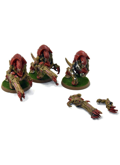 TYRANIDS 3 Hive Guard #1 METAL some chipped part Warhammer 40K