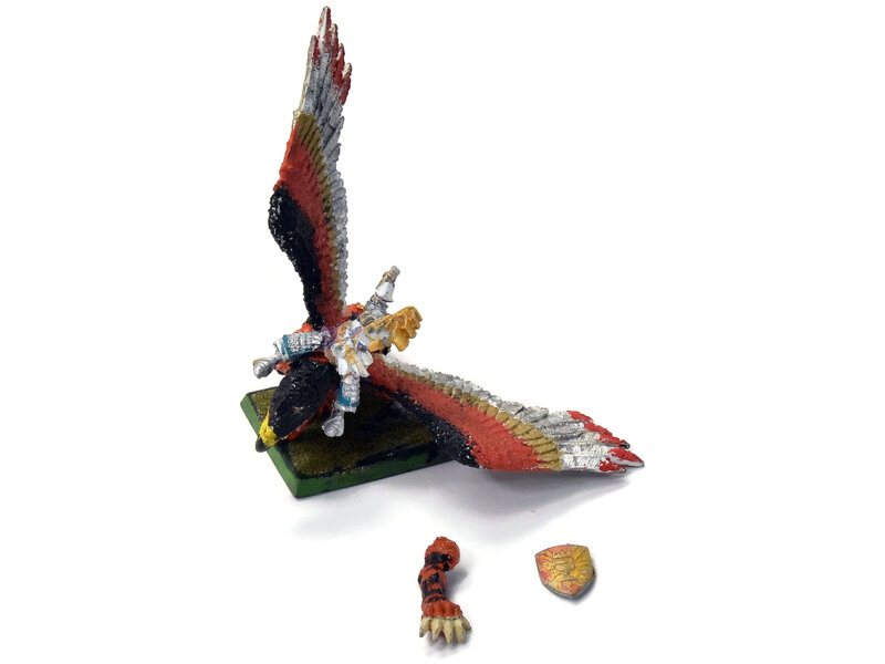 Games Workshop HIGH ELVES Lord Prince On Griffon #1 METAL missing arm and tail Fantasy