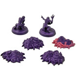 Games Workshop GENESTEALER CULTS 6 Token swarm Lot #1 Warhammer 40K familiar