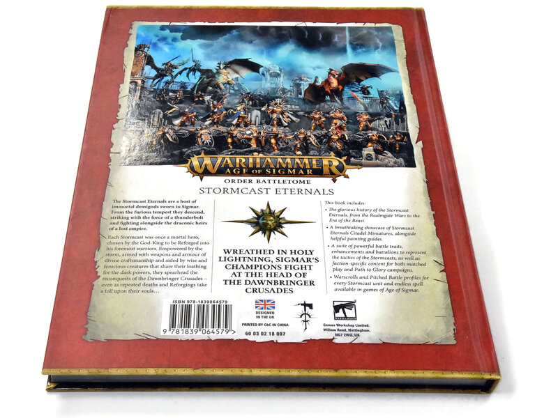 Games Workshop STORMCAST ETERNALS Order Battletome Sigmar used, very good condition