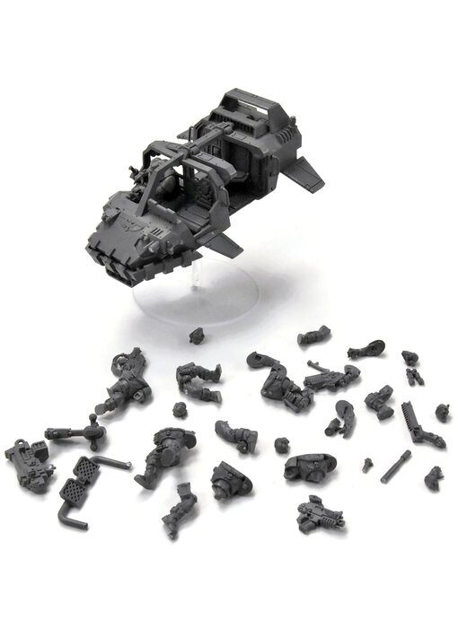 SPACE MARINES Scout Speeder #1 missing bits and driver Warhammer 40K