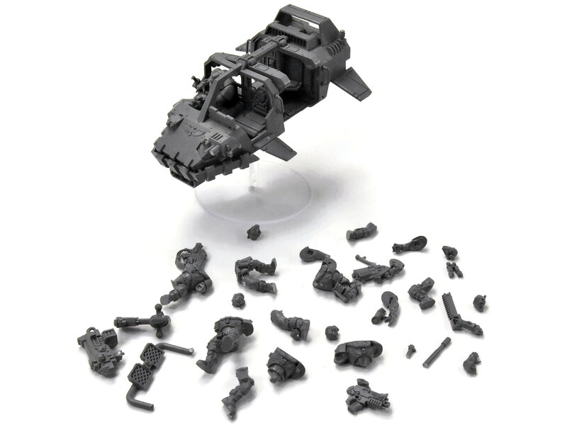 Games Workshop SPACE MARINES Scout Speeder #1 missing bits and driver Warhammer 40K