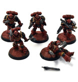 Games Workshop BLOOD ANGELS 5 Assault Intercessors #1 Warhammer 40K WELL PAINTED