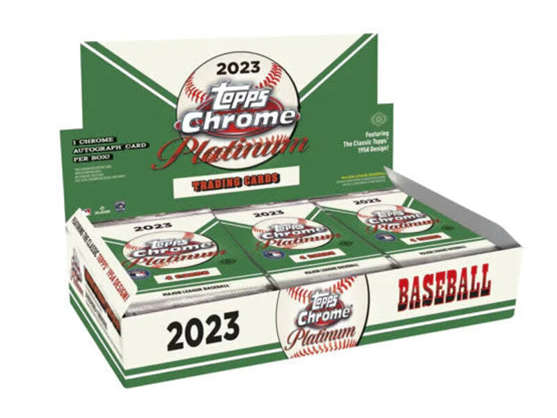 Topps Topps Chrome Platinum Anniversary Baseball 2023 Hobby Box