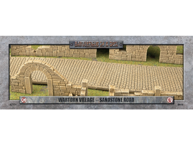 Battlefield in a Box Battlefield In A Box - Wartorn Sandstone Road
