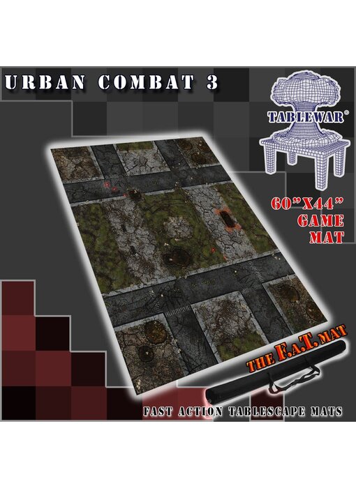 F.a.t. Mats - Urban Combat 3 60 Inchesx44 Inches