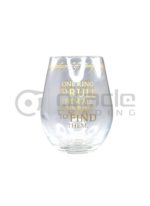 Lord of the Rings Stemless Glass – One Ring