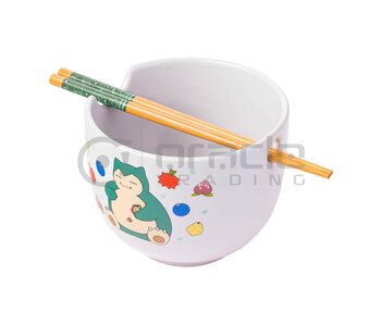 Pokémon Ramen Bowl & Chopsticks – Snorlax