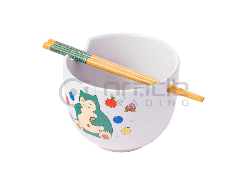 Pokémon Ramen Bowl & Chopsticks – Snorlax