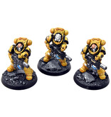 Games Workshop SPACE MARINES Imperial Fists 3 Eradicators #3 WELL PAINTED Warhammer 40K
