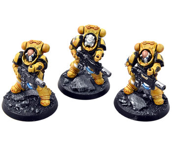 SPACE MARINES Imperial Fists 3 Eradicators #3 WELL PAINTED Warhammer 40K