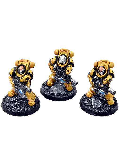 SPACE MARINES Imperial Fists 3 Eradicators #3 WELL PAINTED Warhammer 40K