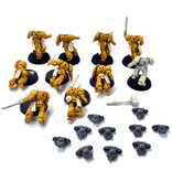 Games Workshop SPACE MARINES Imperial Fists 10 Assault Intercessors #2 missing heads 40K