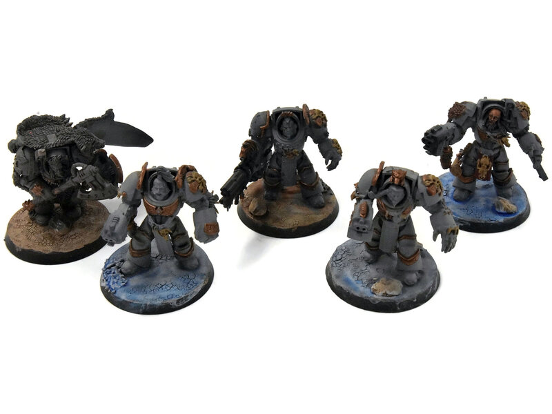 Games Workshop SPACE WOLVES 5 Wolf Guard Terminators #2 Warhammer 40K