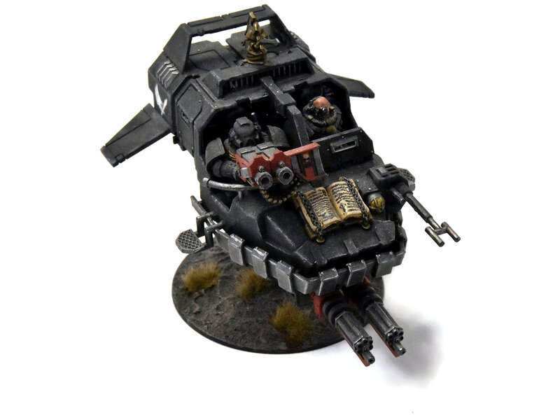 Games Workshop DARK ANGELS Ravenwing Talonmaster land speeder #1 WELL PAINTED 40K