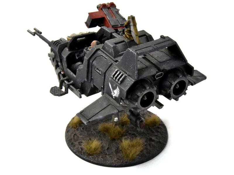 Games Workshop DARK ANGELS Ravenwing Talonmaster land speeder #1 WELL PAINTED 40K