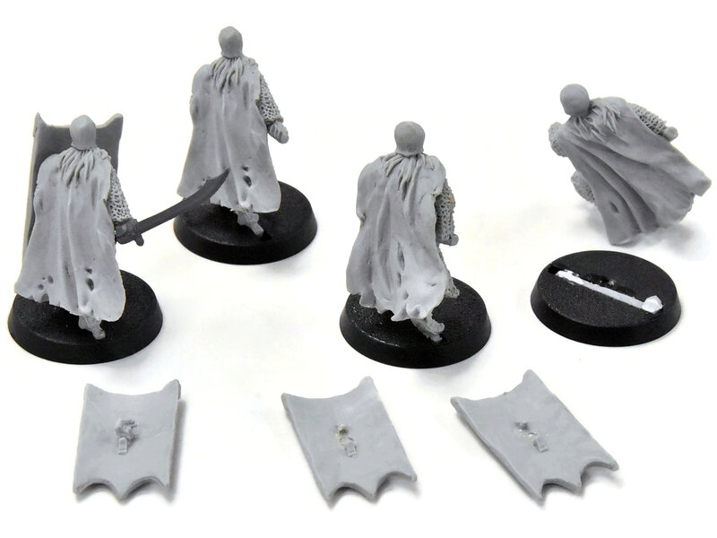 Games Workshop LORD OF THE RINGS 4 Black Guard Of Barad Dur #2 finecast need repair LOTR