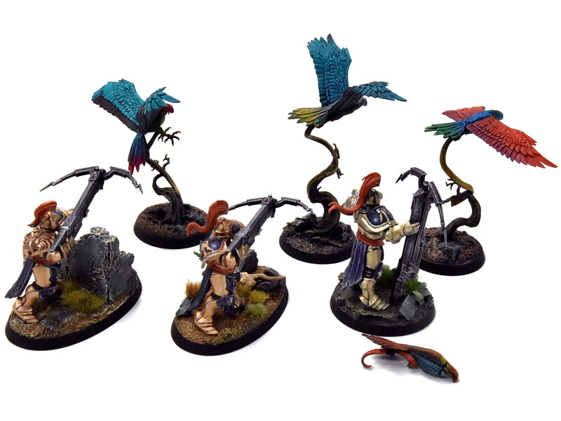 Games Workshop STORMCAST ETERNALS 6 Vanguard Raptors #1 WELL PAINTED Sigmar