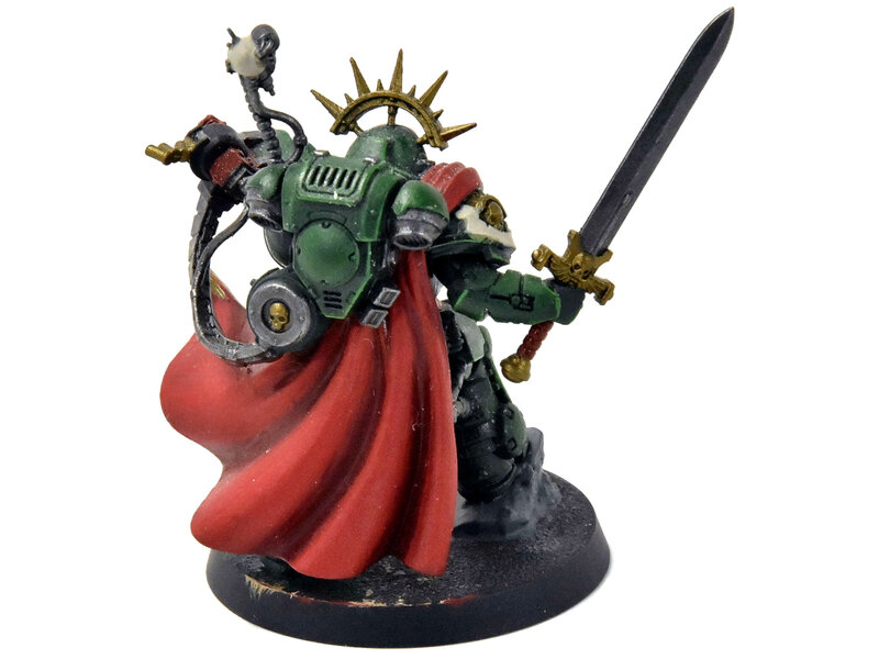 Games Workshop DARK ANGELS Captain In Gravis Armour #6 Warhammer 40K WELL PAINTED