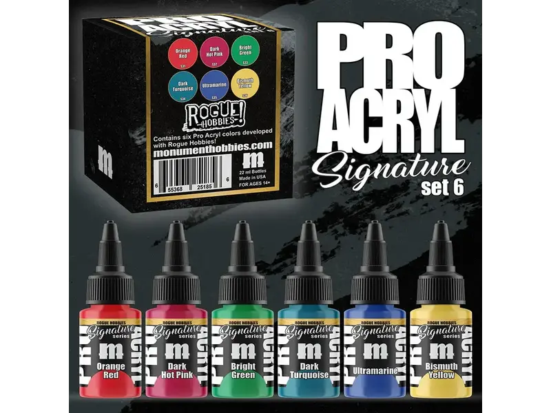 Pro Acryl Pro Acryl Signature Sereies Set 6 - Rogue Hobbies