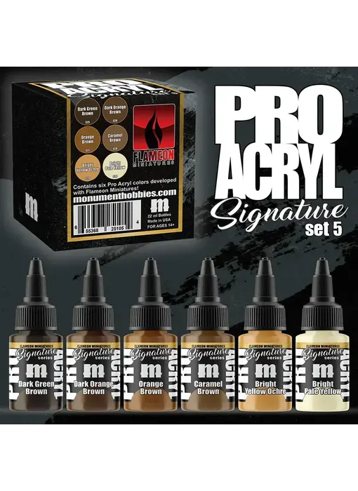 Pro Acryl Signature Series Set 5 - Flameon Miniatures