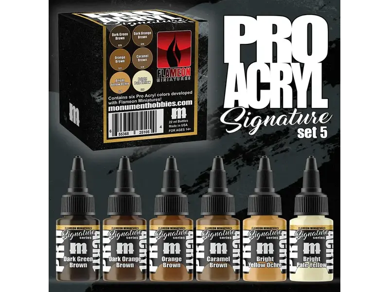 Pro Acryl Pro Acryl Signature Series Set 5 - Flameon Miniatures